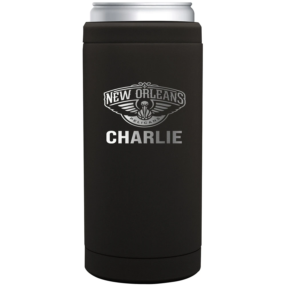 New Orleans Pelicans 12oz. Personalized Stainless Steel Slim Can Cooler