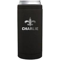 New Orleans Saints 12oz. Personalized Stainless Steel Slim Can Cooler