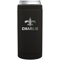 New Orleans Saints 12oz. Personalized Stainless Steel Slim Can Cooler