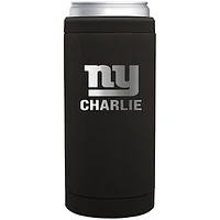 New York Giants 12oz. Personalized Stainless Steel Slim Can Cooler