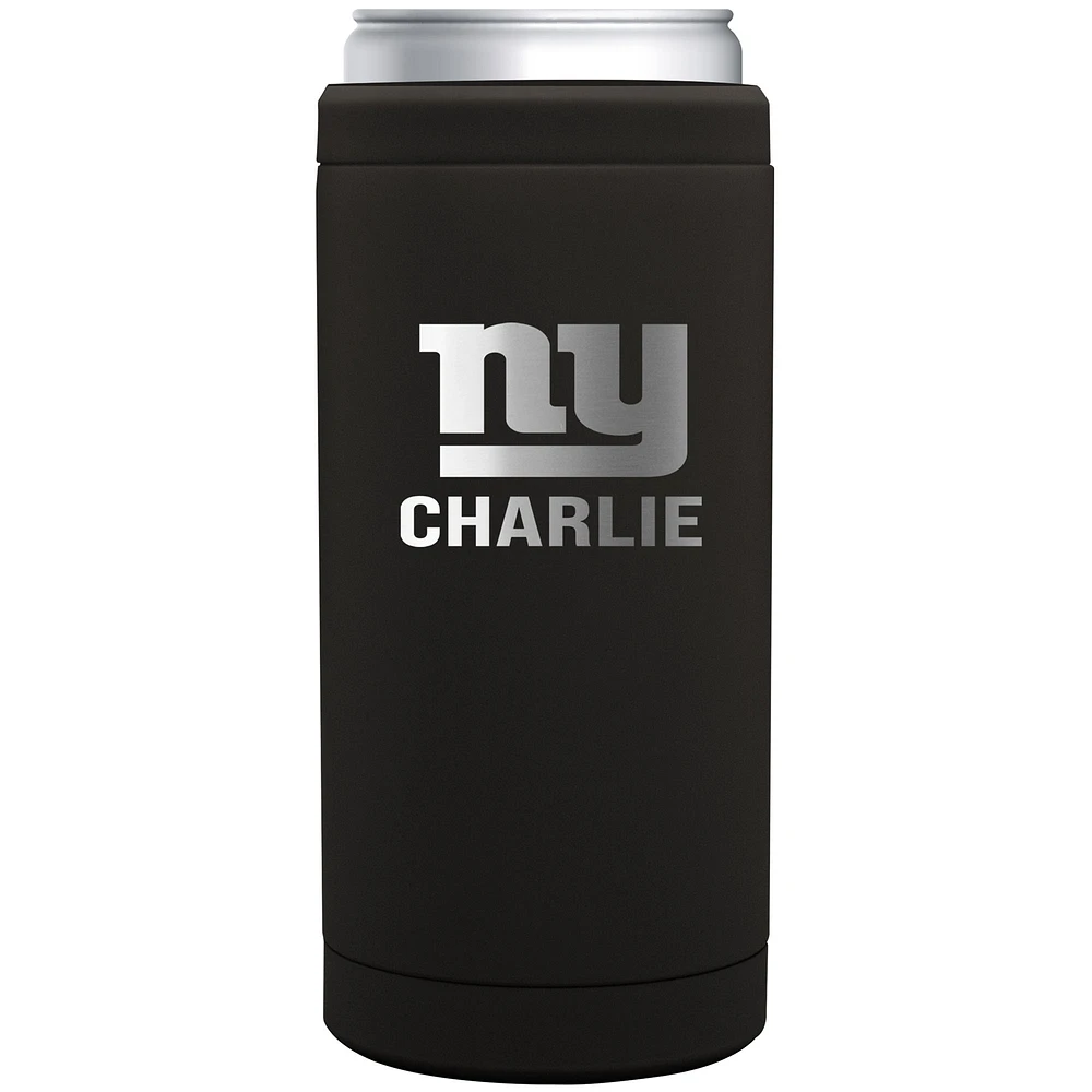 New York Giants 12oz. Personalized Stainless Steel Slim Can Cooler
