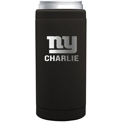 New York Giants 12oz. Personalized Stainless Steel Slim Can Cooler