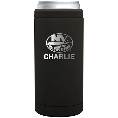 New York Islanders 12oz. Personalized Stainless Steel Slim Can Cooler