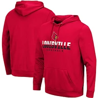 Men's Colosseum Louisville Cardinals Lantern Pullover Hoodie