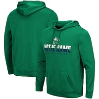 Men's Colosseum Green Notre Dame Fighting Irish Lantern Pullover Hoodie