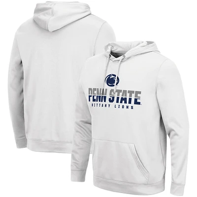 Men's Colosseum White Penn State Nittany Lions Lantern Pullover Hoodie