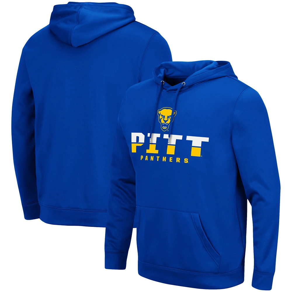 Men's Colosseum Royal Pitt Panthers Lantern Pullover Hoodie