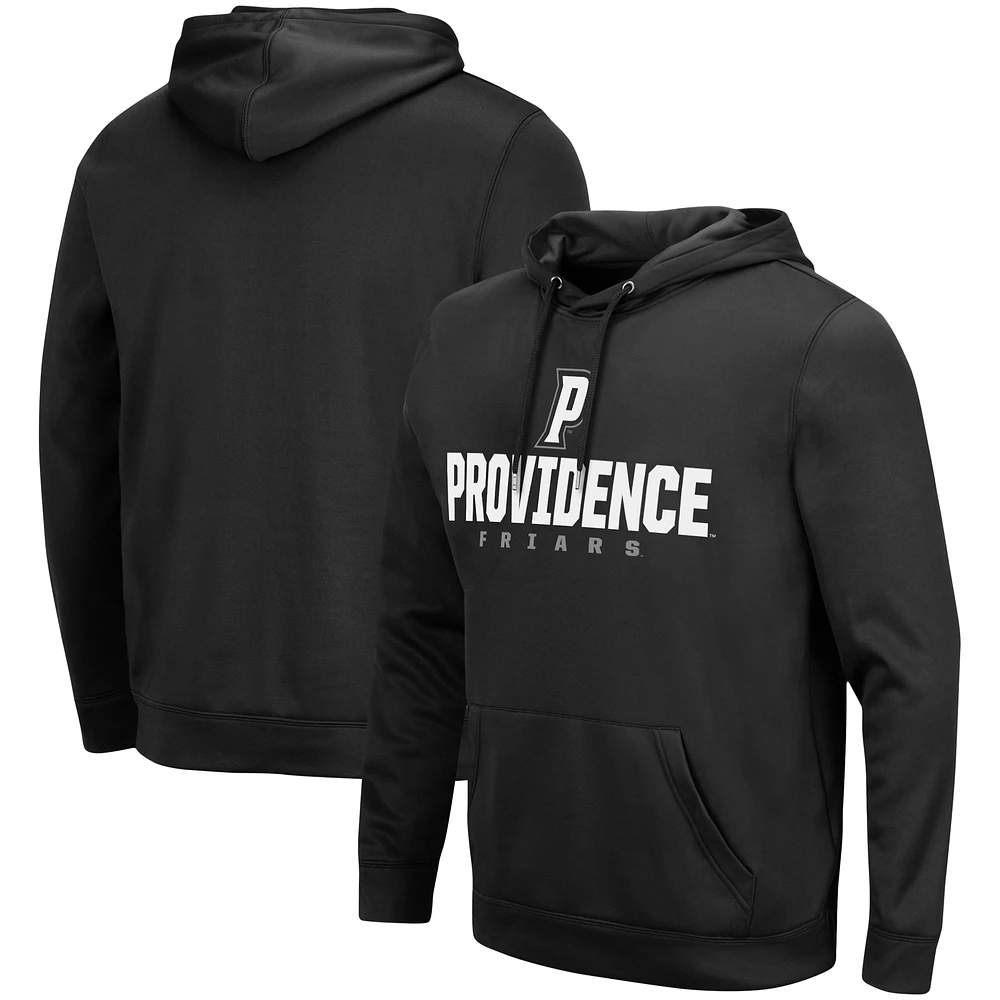 Men's Colosseum Black Providence Friars Lantern Pullover Hoodie