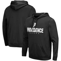 Men's Colosseum Black Providence Friars Lantern Pullover Hoodie