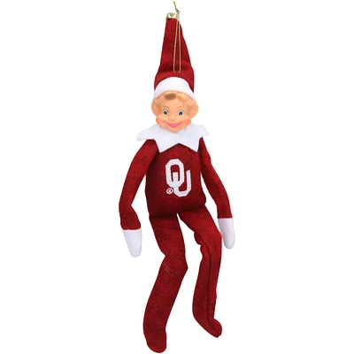 Oklahoma Sooners Elf Ornament