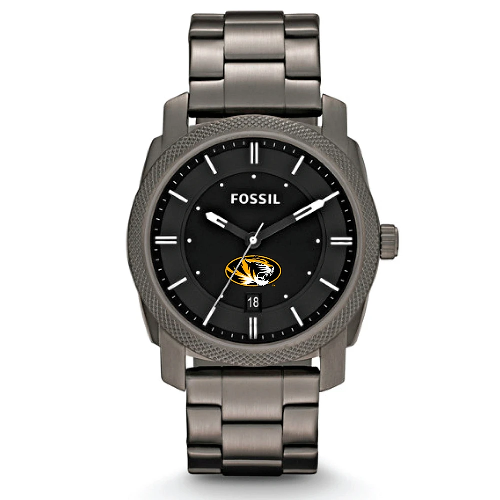 Fossil Missouri Tigers Machine Smoke Stainless Steel Watch