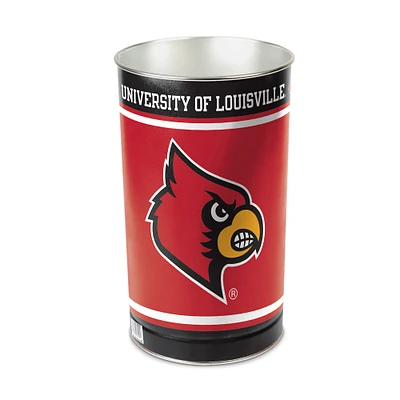 WinCraft Louisville Cardinals 15'' Tapered Wastebasket