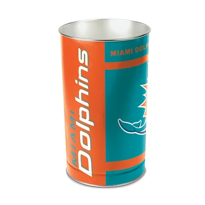 WinCraft Miami Dolphins 15'' Tapered Wastebasket