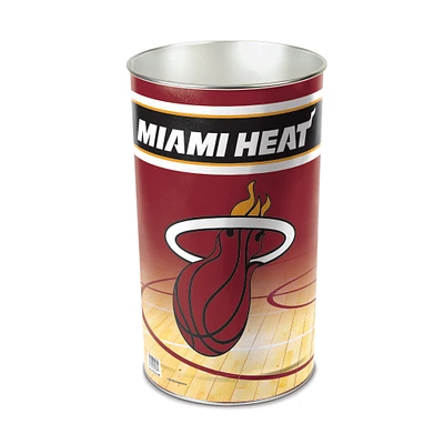 WinCraft Miami Heat 15'' Tapered Wastebasket