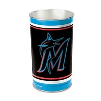 WinCraft Miami Marlins 15'' Tapered Wastebasket