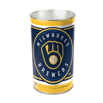 WinCraft Milwaukee Brewers 15'' Tapered Wastebasket