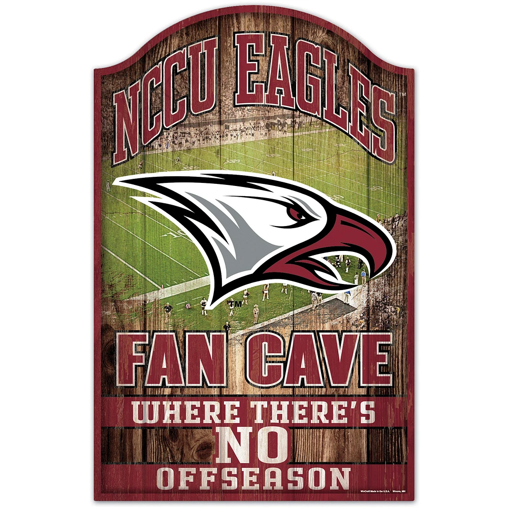 WinCraft North Carolina Central Eagles 11'' x 17'' Logo Wood Sign