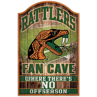 WinCraft Florida A&M Rattlers 11'' x 17'' Logo Wood Sign