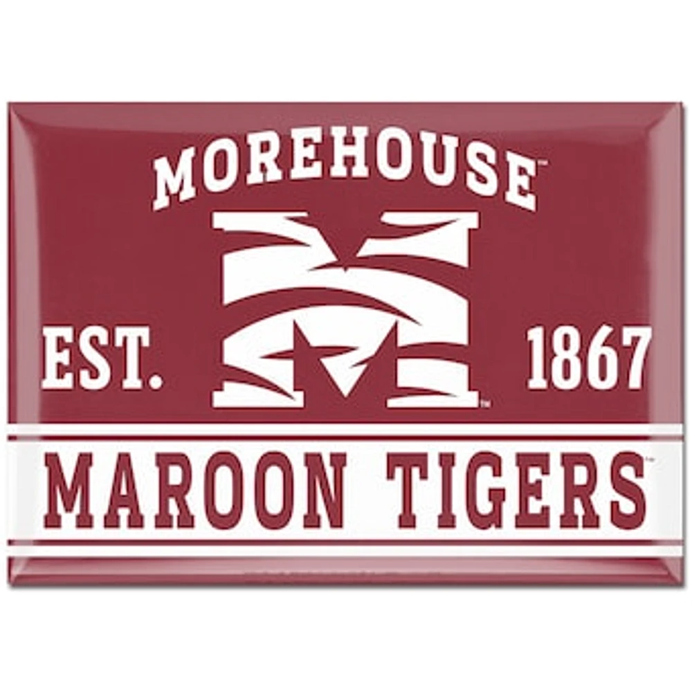 WinCraft Morehouse Maroon Tigers 2.5'' x 3.5'' Fridge Magnet