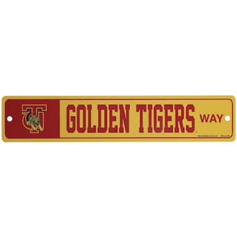 WinCraft Tuskegee Golden Tigers 3.75'' x 19'' Street Sign