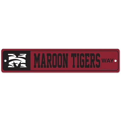 WinCraft Morehouse Maroon Tigers 3.75'' x 19'' Street Sign