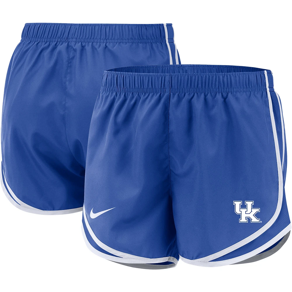 Women's Nike Royal Kentucky Wildcats Team Tempo Performance Shorts