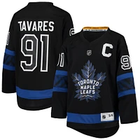 Youth John Tavares Black Toronto Maple Leafs Alternate Replica Player Jersey