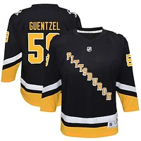 Youth Jake Guentzel Black Pittsburgh Penguins 2021/22 Alternate Replica Player Jersey