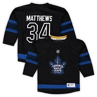 Preschool Auston Matthews Black Toronto Maple Leafs Alternate Replica Player Jersey