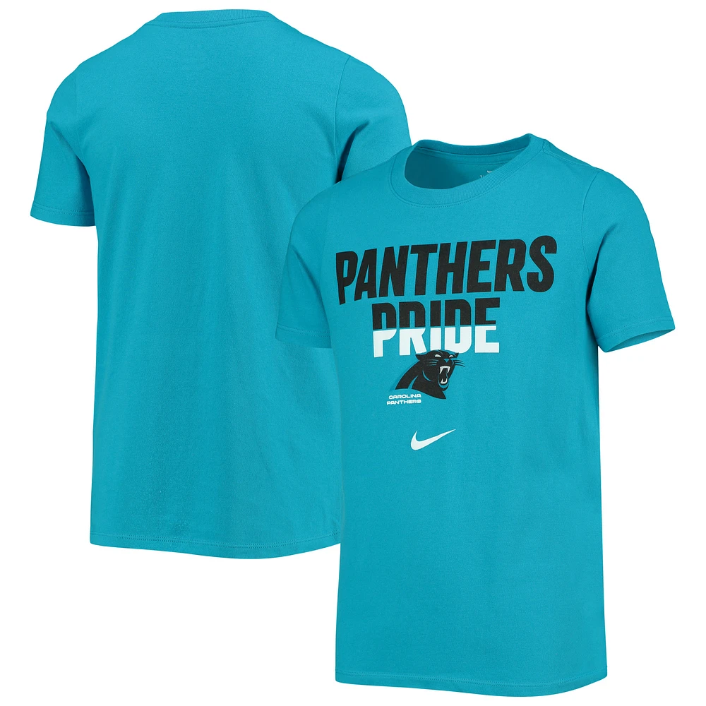 Youth Nike Blue Carolina Panthers Local Split T-Shirt