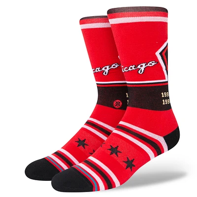 Men's Stance Red Chicago Bulls 2021/22 City Edition Crew Socks