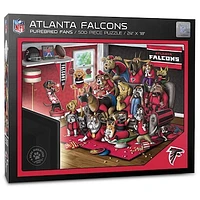 Atlanta Falcons Purebred Fans 18'' x 24'' A Real Nailbiter 500-Piece Puzzle