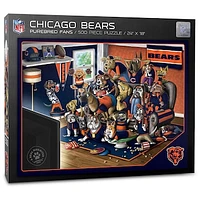 Chicago Bears Purebred Fans 18'' x 24'' A Real Nailbiter 500-Piece Puzzle