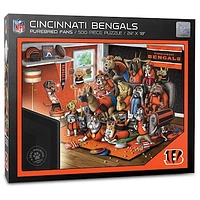 Cincinnati Bengals Purebred Fans 18'' x 24'' A Real Nailbiter 500-Piece Puzzle