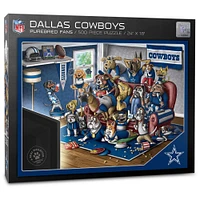 Dallas Cowboys Purebred Fans 18'' x 24'' A Real Nailbiter 500-Piece Puzzle