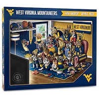 West Virginia Mountaineers Purebred Fans 18'' x 24'' A Real Nailbiter 500-Piece Puzzle