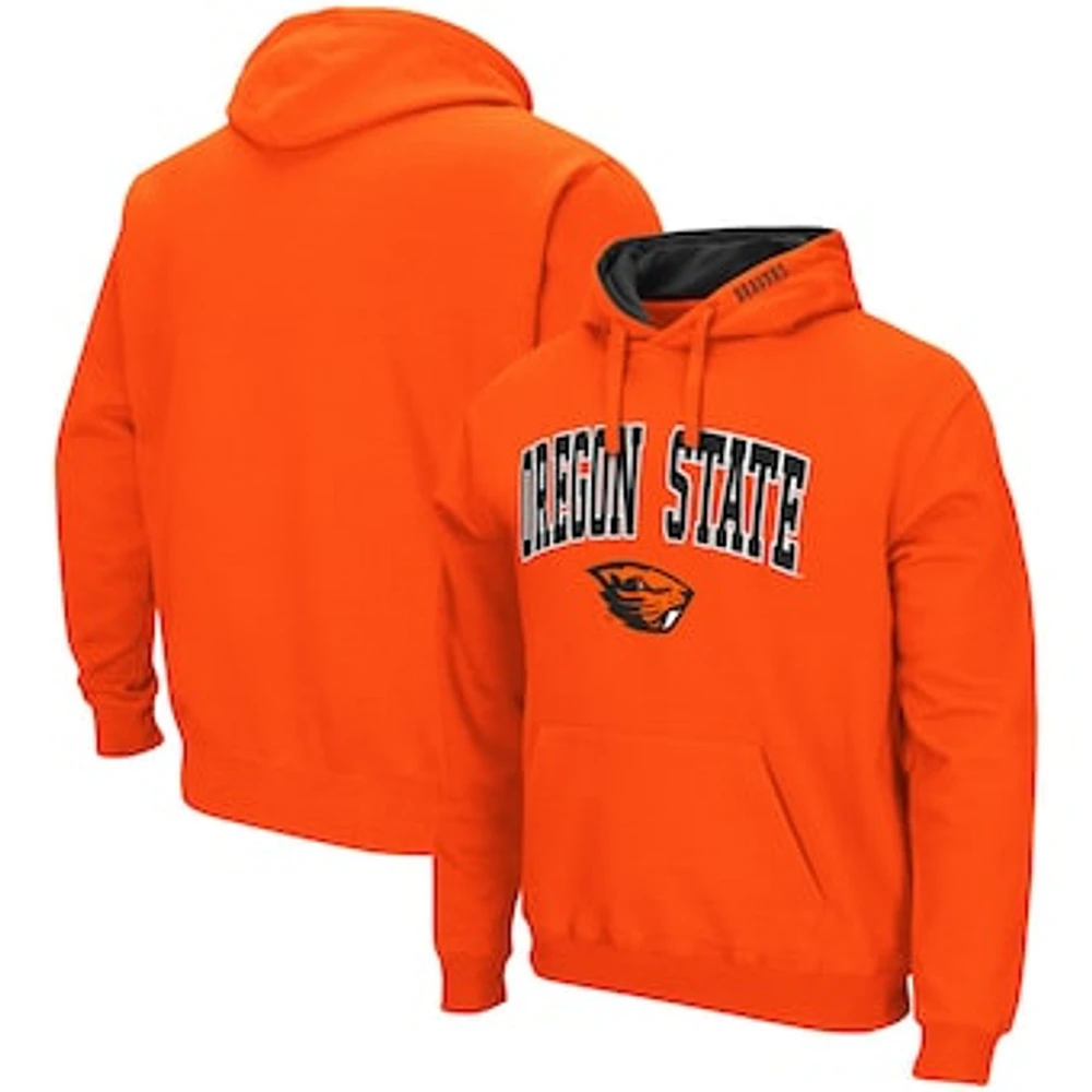 Men's Colosseum Oregon State Beavers Arch & Logo 3.0 Pullover Hoodie