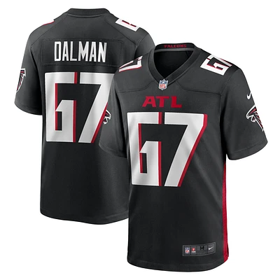 Men's Nike Drew Dalman Black Atlanta Falcons Game Jersey