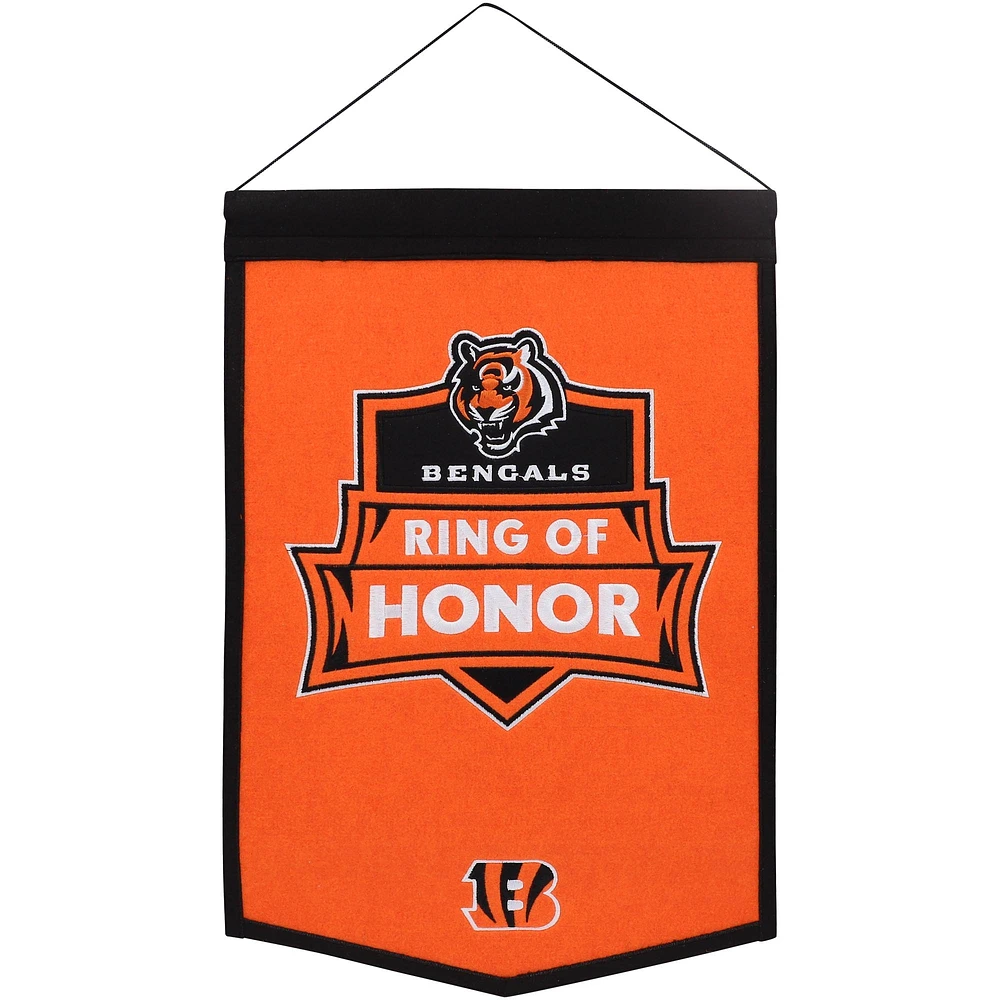 Cincinnati Bengals 12'' x 18'' Ring of Honor Traditions Banner