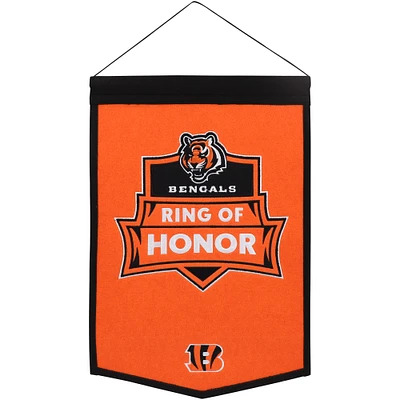 Cincinnati Bengals 12'' x 18'' Ring of Honor Traditions Banner