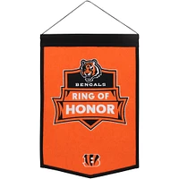 Cincinnati Bengals 12'' x 18'' Ring of Honor Traditions Banner