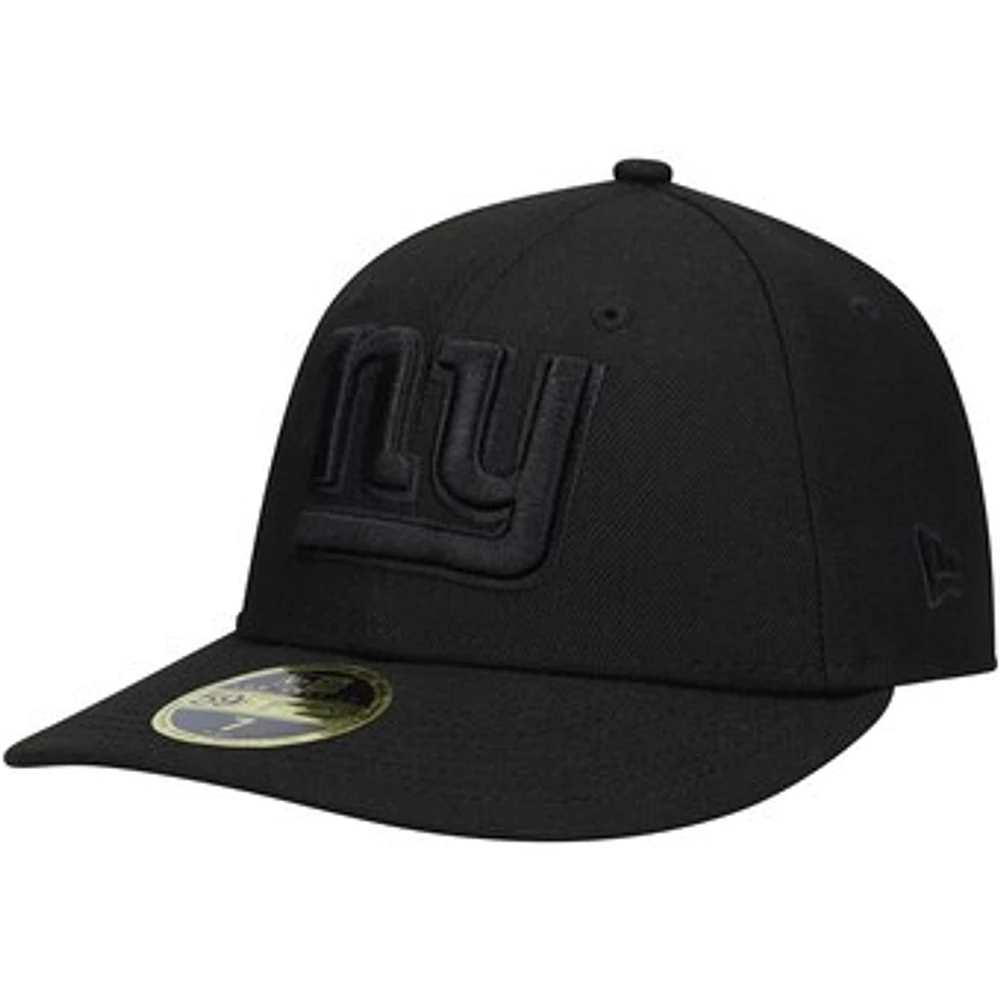 Men's New Era Black York Giants on Low Profile 59FIFTY II Fitted Hat