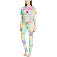 Women's Concepts Sport Oregon State Beavers Velodrome Tie-Dye Top & Jogger Pants Set