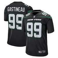 Men's Nike Mark Gastineau Stealth Black New York Jets Game Jersey