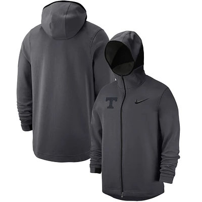 Men's Nike Anthracite Tennessee Volunteers Tonal Showtime Full-Zip Hoodie