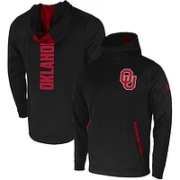 Men's Jordan Brand Black Oklahoma Sooners 2-Hit Performance Pullover Hoodie