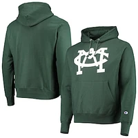 Men's Champion Green Michigan State Spartans Vault Logo Reverse Weave Pullover Hoodie