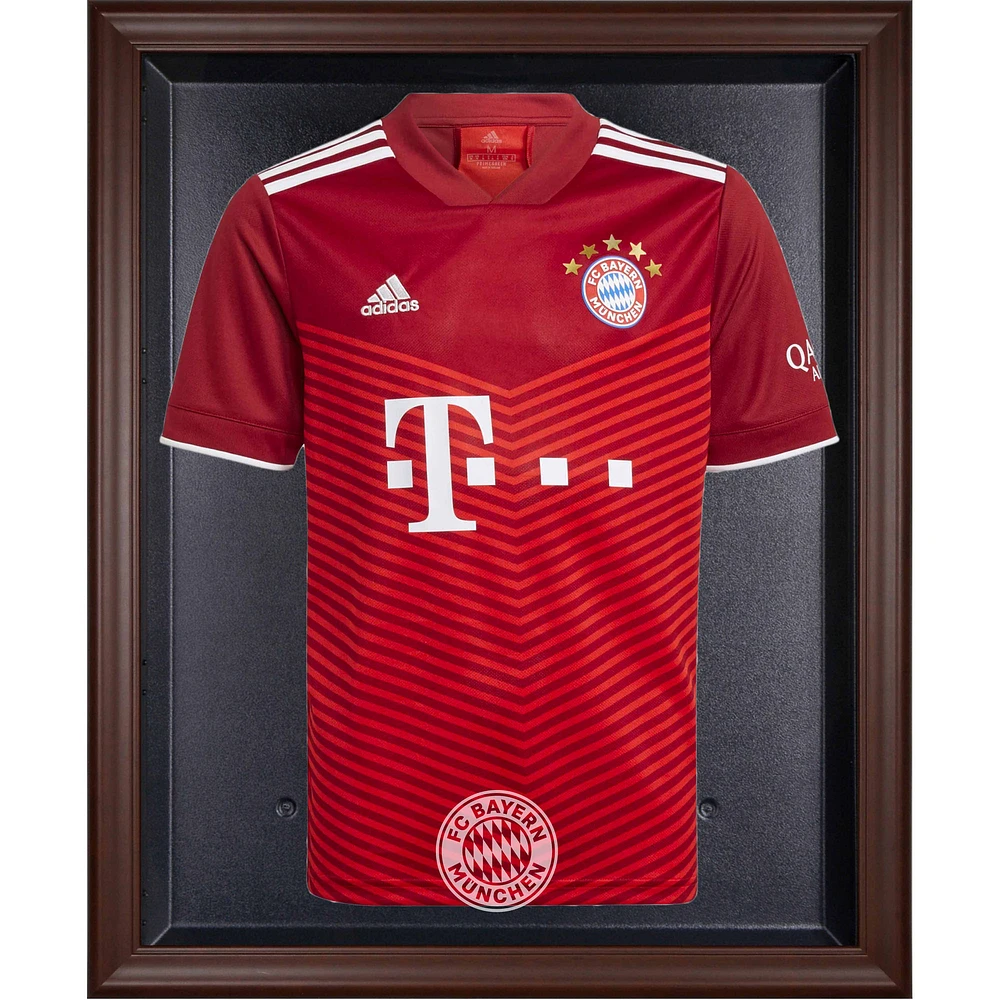 Bayern Munich Brown Framed Team Logo Jersey Display Case