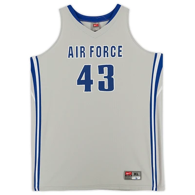 Air Force Falcons Nike Team-Issued #43 Gray Alternate Jersey from the Basketball Program - Size XL