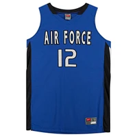 Air Force Falcons Nike Team-Issued #12 Royal & Jersey from the Basketball Program